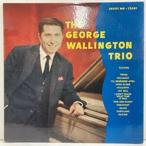 ●即決 LP George Wallington / Trio and Septet 31462 マルーン RVG MONO 内周部にab面プレス起因の凹凸