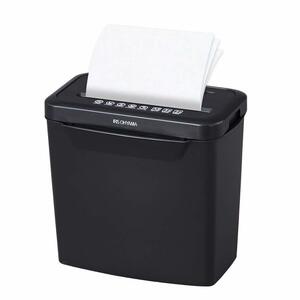 [ postage join 3310 jpy ] Iris o-yama shredder home use small . sheets number 5 sheets period of use 2 minute dumpster 8.7L black P5GCX