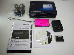 ⑤パナソニック Panasonic ルミックス LUMIX DMC-FP1 ピンク コンパクトデジタルカメラ 1210万画素 光学4倍ズーム
