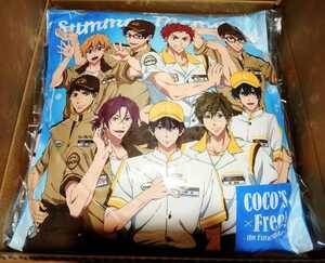 free! 劇場版 ココス コラボ キャンペーン クッション 非売品 七瀬遙 橘真琴 竜ヶ崎怜 葉月渚 松岡凛 山崎宗介 椎名旭 桐嶋郁弥