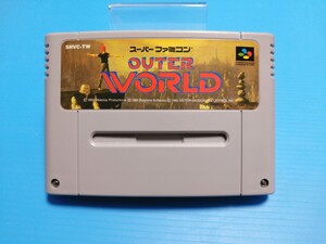 SFC スーパーファミコンソフト アウターワールド OUTER WORLD