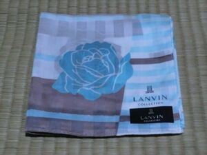 未使用品　LANVIN COLLECTION　ランバン　大判ハンカチーフ