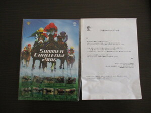 ノベルティー限定品 2006年JRA サマーシリーズ2006 オリジナルピンバッジ&ピンズ10個セット 