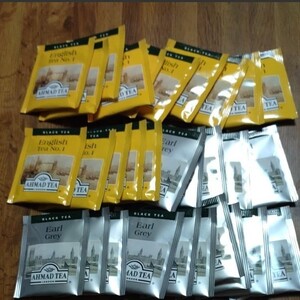 AHMAD TEA アーマッドティー イングリッシュNO.1 & アールグレイ ティーバッグ 30P(各15P)