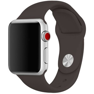 【本体サイズ38・40mm用】【7-ココア】Apple Watch シリコン スポーツバンド アップルウォッチ【Series1.2.3.4.5.6.SE対応】