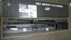 黒色、新品S&T製M40A5エアコッキング エアガン ライフルスライパー銃です。VSRAPS,マルイG&Pマルゼン