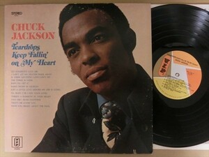 モータウンMotown傘下のV.I.P.からChuck Jackson ヤングソウルLP Teardrops Keep Fallin' On My Heart