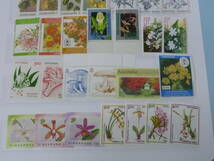 22　P　植物切手№43　世界各国　イラン・ブルガリア・インド・他　大部分各完揃　計39種　1リーフ　未使用NH VF_画像3