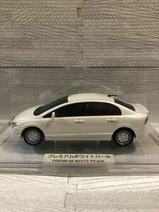 1/24 ホンダ シビック CIVIC カラーサンプル ミニカー 非売品 ディーラー特注 プレミアムホワイトパール