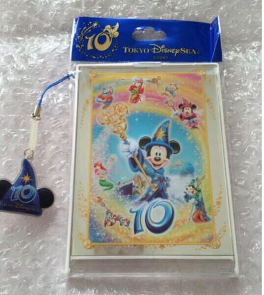 新品未開封品 ディズニーシー10周年 完売品 スタンドミラー 携帯クリーナー付き ミッキー