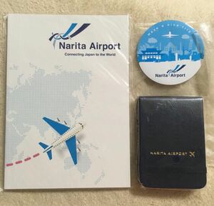 ☆3点セット☆ 新品 NARITAAIRPORT 成田空港 メモ帳 ノート シール　非売品