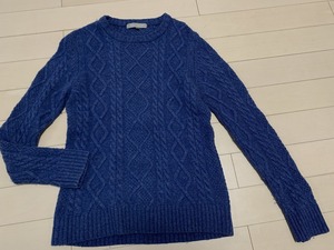 UNITED ARROWS United Arrows knitted sweater navy S size 