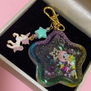 ☆星型シェイカーキーホルダー☆