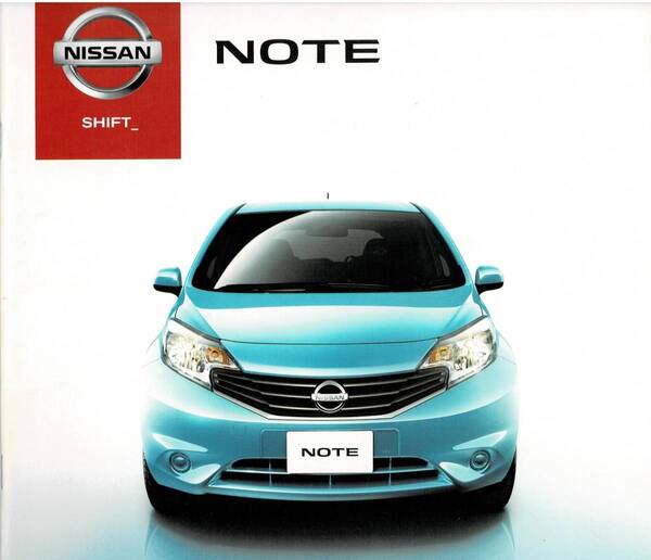 日産 ノート カタログ+OP 2012年8月 NOTE
