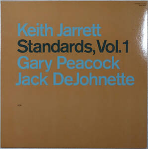 ◆KEITH JARRETT/STANDARDS, Vol.1 (JPN LP) -Gary Peacock, Jack DeJohnette, ECM