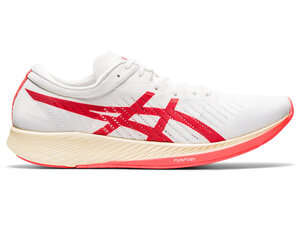 Asics アシックス ランニングシューズ METARACER 1011A676 White/Sunrise Red 29cm 新品未使用 送料無料