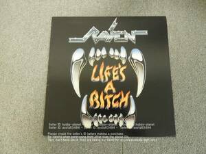 レイヴン　Life's a Bitch　レコード　LP　管理番号 03859　Raven