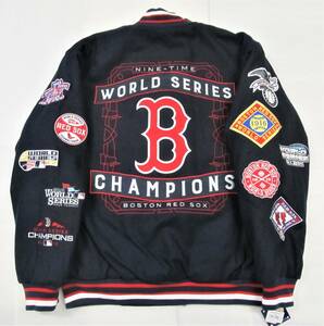 BE36)JH Design Boston Red Sox Champions ウールリバーシブル ジャケット/MLB/ボストン・レッドソックス/2XL/USサイズ