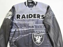 BE52)PRO STANDARD Vegas Raiders REMIX VARSITY ジャケット/NFL/ラスベガス・レイダースス/スタジャン/2XL/USサイズ_画像3