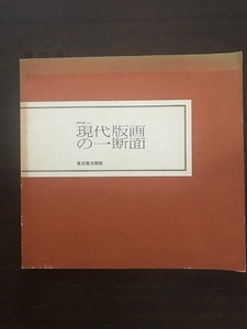 現代版画の一断面《特別展》1980　図録 東京都美術館