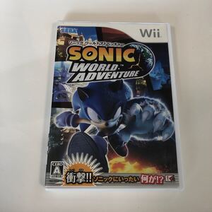 Wiiソフト ソニックワールドアドベンチャー