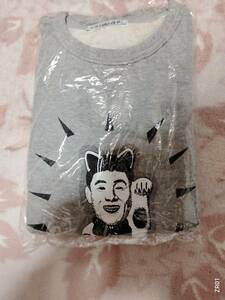 *[... maneki-neko sweatshirt L size unused ] heaven -years old *.... origin .. go out tv!!