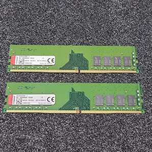 Kingston DDR4-2666MHz 16GB (8GB×2枚キット) CBD26D4U9S8ME-8 動作確認済み デスクトップ用 PCメモリ