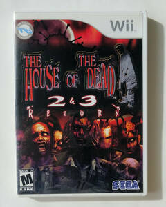 WII ザ ハウス オブ ザ デッド 2&3 リターン THE HOUSE OF THE DEAD 2 & 3 RETURN 北米版 ★ ニンテンドーWii / WiiU 