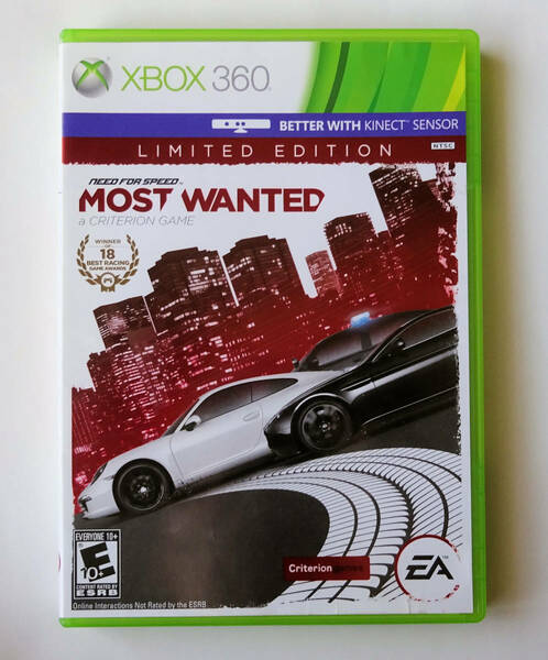 ニード・フォー・スピード モスト・ウォンテッド NEED FOR SPEED MOST WANTED (EA/Criterion) 北米版 ★ XBOX 360