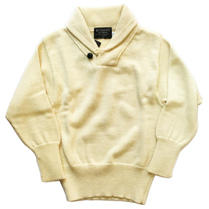 【定価￥26180】リッチモンドニットウェアーRICHMOND KNITWEARショールカラーセーター40サイズNATURAL新品イギリス製