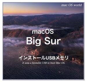 新企画 B2【Apple 正規品】 macOS Big Sur 11.6 起動USBインストーラー USBメモリの残量は自己保存領域設定
