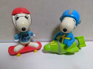  McDonald's happy set 2003 Snoopy skateboard Rocket set SNOOPY Peanuts 