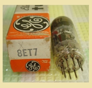 GE General Electronic ゼネラル・エレクトリック 古い 真空管 8ET7