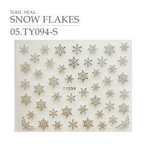 シール 封入シール ハンドメイド ネイルジェル ネイルシール レジン 封入 薄 パーツ 雪の結晶 星 クリスマス シール 雪 結晶