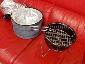  camp . convenience barbecue stove attaching keep cool heat insulation. multi bag 