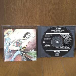  зарубежная запись CD AC/DC DIRTY DEEDS DONE DIRT CHEAP Австралия ALBERT