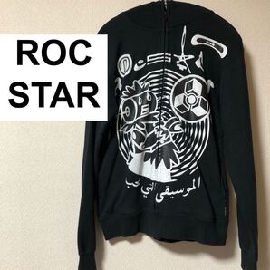 ROC STAR ロックスター ZIP ジップパーカー Sサイズ