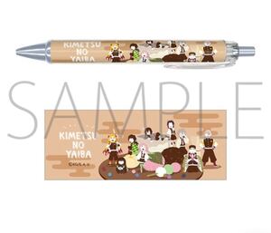 【お値下げ】鬼滅の刃 ボールペン ゆるパレット B 柱集合柄 煉獄杏寿郎 宇髄天元 胡蝶しのぶ 冨岡義勇 不死川実弥 時透無一郎