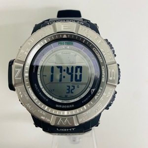 Casio カシオ PROTREK プロトレック PRW-3500-1JF 腕時計 電波ソーラー 本体のみ ブラック 中古 稼働品 (K)