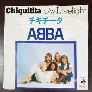 【倉庫在庫品】ABBA　アバ / チキチータ / ラヴライト/　シングルレコード