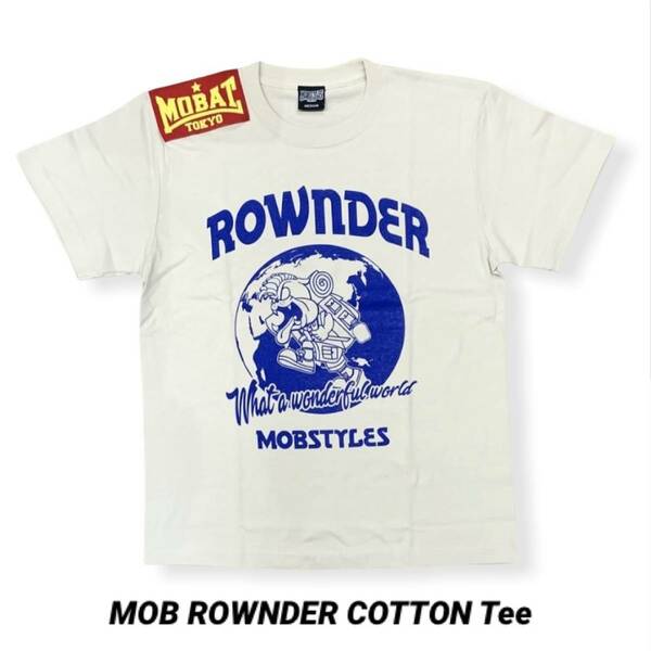 mobstyles モブスタイル■送料込■限定■MOB ROWNDER Tシャツ■ベージュ L■10feet ロリクレ ルーディーズ リバーサル クリームソーダ