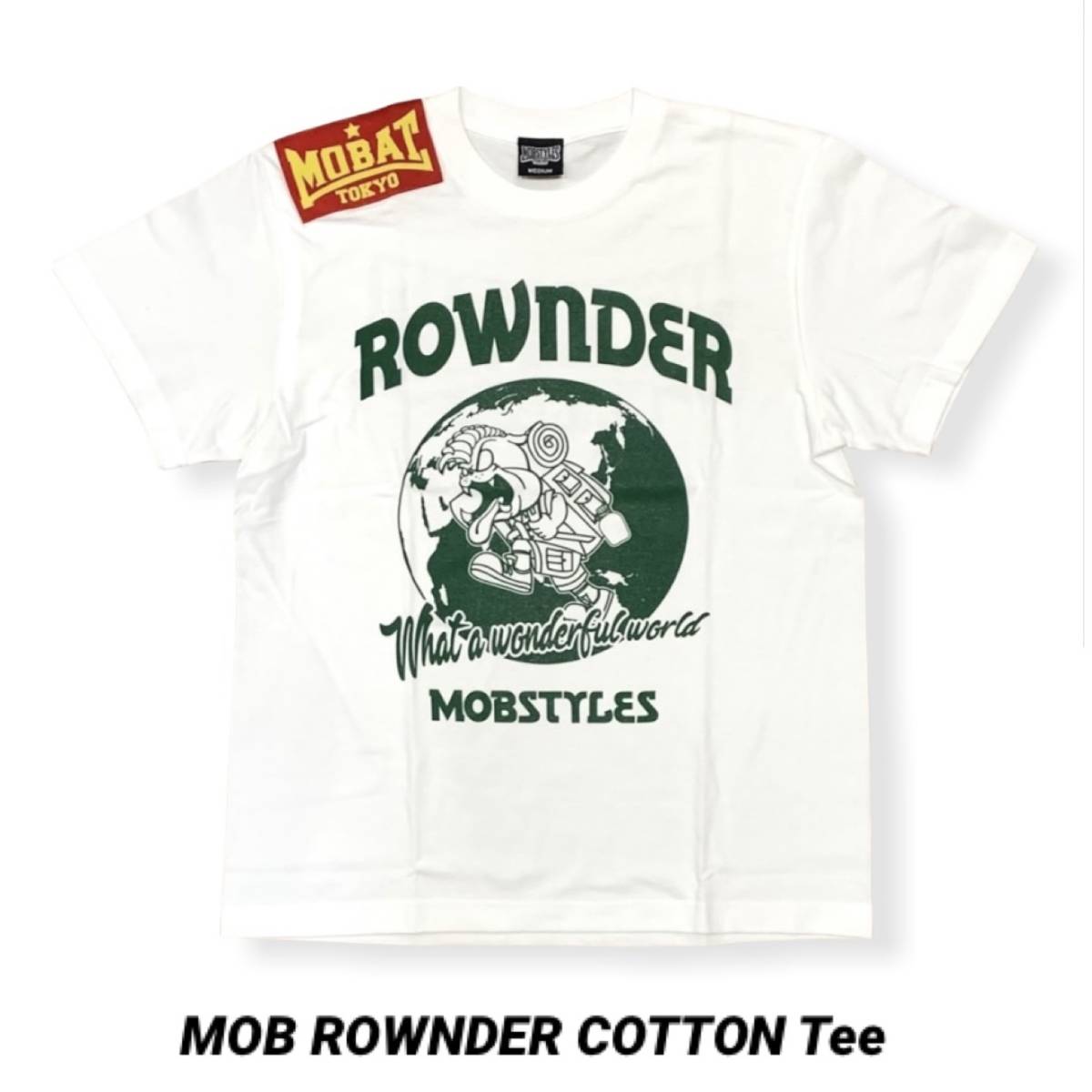 mobstyles モブスタイル 送料込 限定 MOB ROWNDER Tシャツ 黒 XL 東京