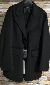 UNIQLO ユニクロ ＋J カシミヤブレンド オーバーサイズ ジャケット M ブラック カシミア 羊毛 ジャケット ウール コート 2020年 新品未使用