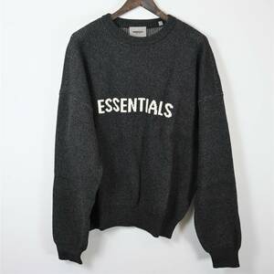 未使用品 エッセンシャルズ ESSENTIALS セーター XLサイズ　ブラック　ニット 