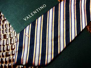 E1087N* beautiful goods * Valentino [ stripe ] necktie 