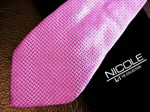 ★*:.H0111美品★【人気の細8.9㎝】【NICOLE】ニコルのネクタイ★ナロータイ★