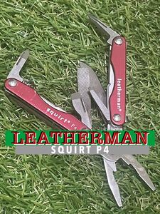 LEATHERMAN SQUIRT P4 Red レザーマン マルチツール マルチプライヤー ツールナイフ