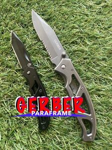 GERBER #002 Paraframe 2本セット ガーバー フォールディングナイフ 折りたたみナイフ