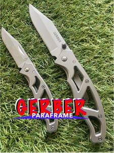 GERBER #003 Paraframe 2本セット ガーバー フォールディングナイフ 折りたたみナイフ