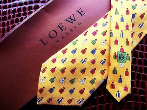 *E3210N* stock disposal SALE*[LOEWE] Loewe [ Logo go in / clothes ] necktie 